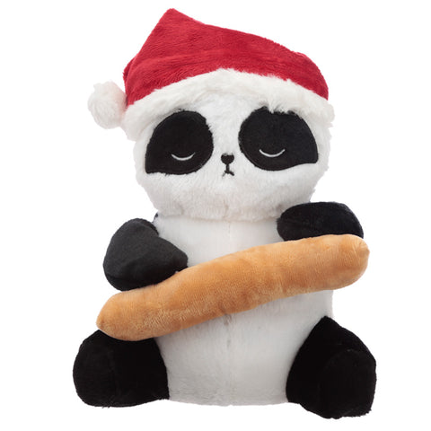 XDST97Fun Christmas Pandarama Plush Door Stop