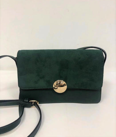 ZY0014-Green- Crossbody/shoulder bag With Buckle Design