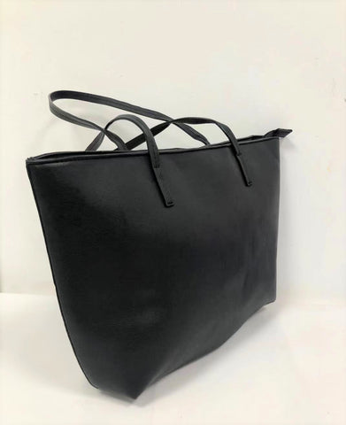 ZY0017 Solid black - Women tote bag