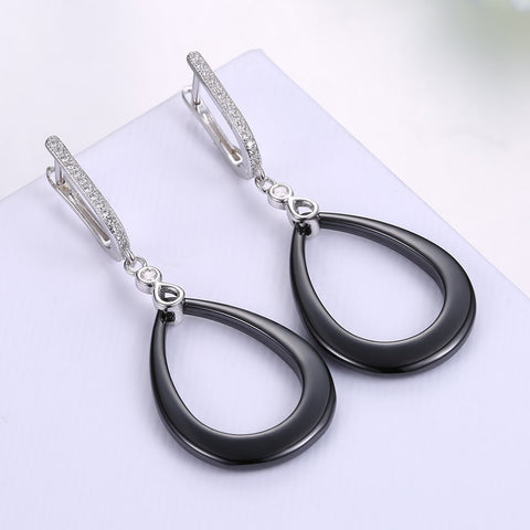 SH-CE052 Fashion Silver Dangle Earrings