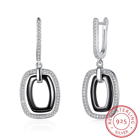 SH-CE004-BK Fashion Dangle Earrings