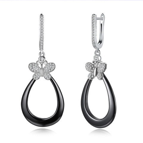 SH-CE051 Fashion Silver Dangle Earrings