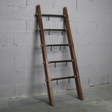 Williston Farmhouse Industrial Leaning Ladder