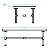 Corvallis Industrial Chic Coffee Table