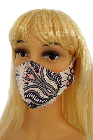 CV07 Reusable decorative masks - 100% cotton - 2 pieces