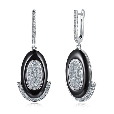 SH-CE048 Fashion Silver Dangle Earrings