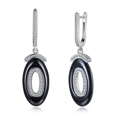 SH-CE046 Fashion Silver Dangle Earrings