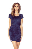 Morimia Dress with buttons - JEANS MM 010-2