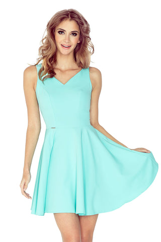 Morimia MM 014-4 Dress - heart-shaped neckline - mint
