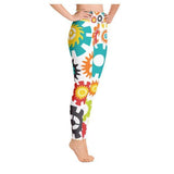 Robot Family Yoga Capris