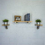 Cape Coral Farmhouse Industrial 30" & 8" Wide 3-Piece Multi-Purpose Wall Shelf