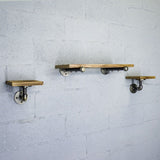 Cape Coral Farmhouse Industrial 30" & 8" Wide 3-Piece Multi-Purpose Wall Shelf