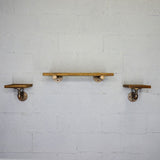 Cape Coral Farmhouse Industrial 30" & 8" Wide 3-Piece Multi-Purpose Wall Shelf