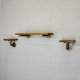 Cape Coral Farmhouse Industrial 30" & 8" Wide 3-Piece Multi-Purpose Wall Shelf