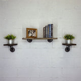 Cape Coral Farmhouse Industrial 30" & 8" Wide 3-Piece Multi-Purpose Wall Shelf