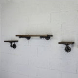 Cape Coral Farmhouse Industrial 30" & 8" Wide 3-Piece Multi-Purpose Wall Shelf