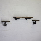 Cape Coral Farmhouse Industrial 30" & 8" Wide 3-Piece Multi-Purpose Wall Shelf