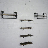 Sarasota Farmhouse Industrial 30" & 33" Wide 6-Piece Rack Wall Shelf Bundle