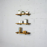 Colorado Springs 3-Piece 30-Inch Industrial Farmhouse Wall Shelf Bundle
