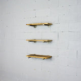 Colorado Springs 3-Piece 30-Inch Industrial Farmhouse Wall Shelf Bundle