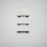 Colorado Springs 3-Piece 30-Inch Industrial Farmhouse Wall Shelf Bundle