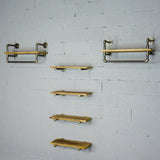 Sarasota Farmhouse Industrial 30" & 33" Wide 6-Piece Rack Wall Shelf Bundle