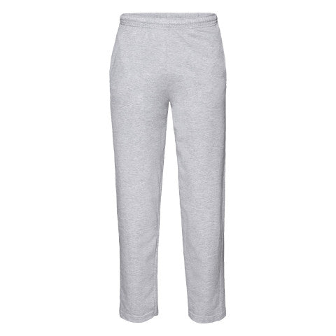 Fruit Of The Loom Men's Lightweight Open Leg Jog Pant - Heather Grey
