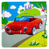 New Happy Cartoon Traffic Tools Wooden Puzzle Toys For Children Kids Intelligence Educational Toy Toys Wood Puzzles