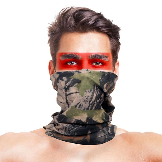 High-Jump Camouflage Hiking Scarves Bandana Men Women Face Mask Tactical Outdoor Magic Headwear Camping Hiking Neck Warmer Scarf