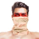 High-Jump Camouflage Hiking Scarves Bandana Men Women Face Mask Tactical Outdoor Magic Headwear Camping Hiking Neck Warmer Scarf