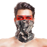 High-Jump Camouflage Hiking Scarves Bandana Men Women Face Mask Tactical Outdoor Magic Headwear Camping Hiking Neck Warmer Scarf