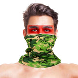 High-Jump Camouflage Hiking Scarves Bandana Men Women Face Mask Tactical Outdoor Magic Headwear Camping Hiking Neck Warmer Scarf