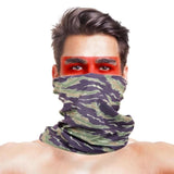 High-Jump Camouflage Hiking Scarves Bandana Men Women Face Mask Tactical Outdoor Magic Headwear Camping Hiking Neck Warmer Scarf