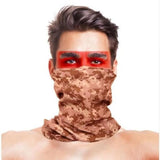 High-Jump Camouflage Hiking Scarves Bandana Men Women Face Mask Tactical Outdoor Magic Headwear Camping Hiking Neck Warmer Scarf