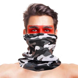 High-Jump Camouflage Hiking Scarves Bandana Men Women Face Mask Tactical Outdoor Magic Headwear Camping Hiking Neck Warmer Scarf