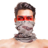 High-Jump Camouflage Hiking Scarves Bandana Men Women Face Mask Tactical Outdoor Magic Headwear Camping Hiking Neck Warmer Scarf