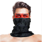 High-Jump Camouflage Hiking Scarves Bandana Men Women Face Mask Tactical Outdoor Magic Headwear Camping Hiking Neck Warmer Scarf
