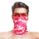 High-Jump Camouflage Hiking Scarves Bandana Men Women Face Mask Tactical Outdoor Magic Headwear Camping Hiking Neck Warmer Scarf