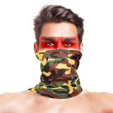 High-Jump Camouflage Hiking Scarves Bandana Men Women Face Mask Tactical Outdoor Magic Headwear Camping Hiking Neck Warmer Scarf