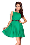 Numoco 6-12 Dress with contrafold - Green