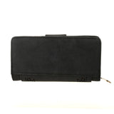 VKP1345-1 Black  -  Multilayer Purse with Hollow Detail