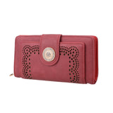VKP1345-1 Red  -  Multilayer Purse with Hollow Detail