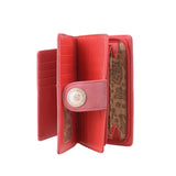VKP1345-1 Red  -  Multilayer Purse with Hollow Detail