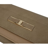 VKP1412 Khaki - Fashion Women Simple Solid Wallet