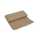 VKP1412 Khaki - Fashion Women Simple Solid Wallet