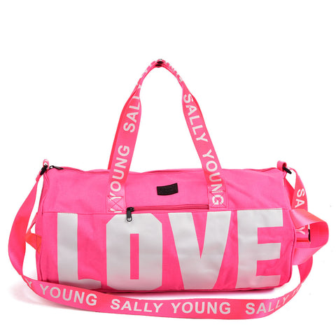 SY2187 FUSHIA - Hand-held Dual-purpose Traveling Bag With Oblique Shoulder (was £10)