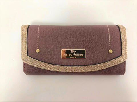 SY5062-1 Purple Flap Fashion Wallet