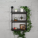 Juneau Industrial Wall Mounted 24" Wide Etagere Rack