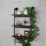 Juneau Industrial Wall Mounted 24" Wide Etagere Rack