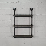 Juneau Industrial Wall Mounted 24" Wide Etagere Rack